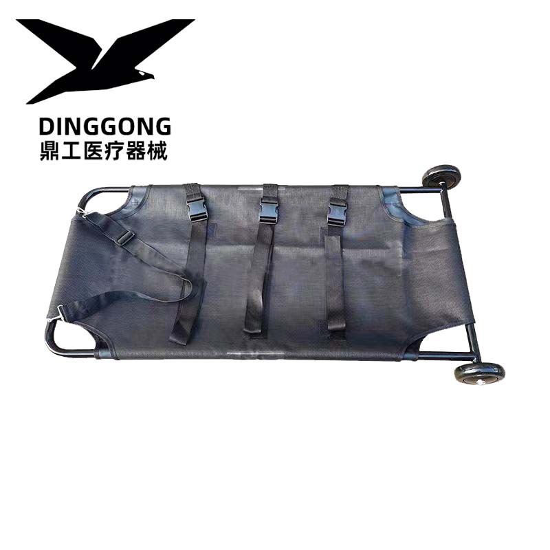 Pet Stretcher, Large Dog Foldable Aluminum Alloy Stretcher, Emergency Cart, Anti-Biting Rescue Stretcher