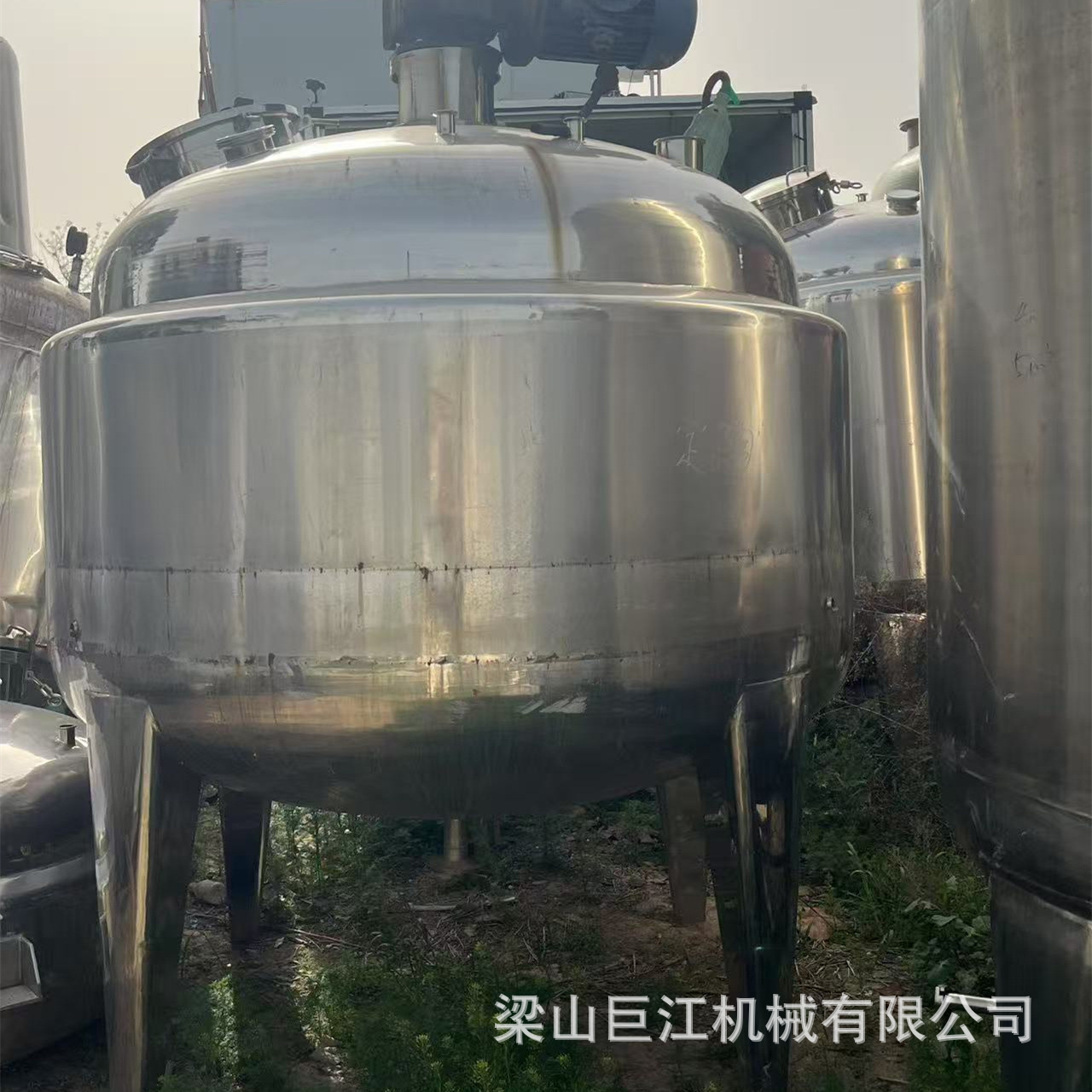 Sell Used Stainless Steel Crystallization Tank Multi-Cubic Crystallization Tank Chemical Plant Pharmaceutical Plant Food Plant Equipment