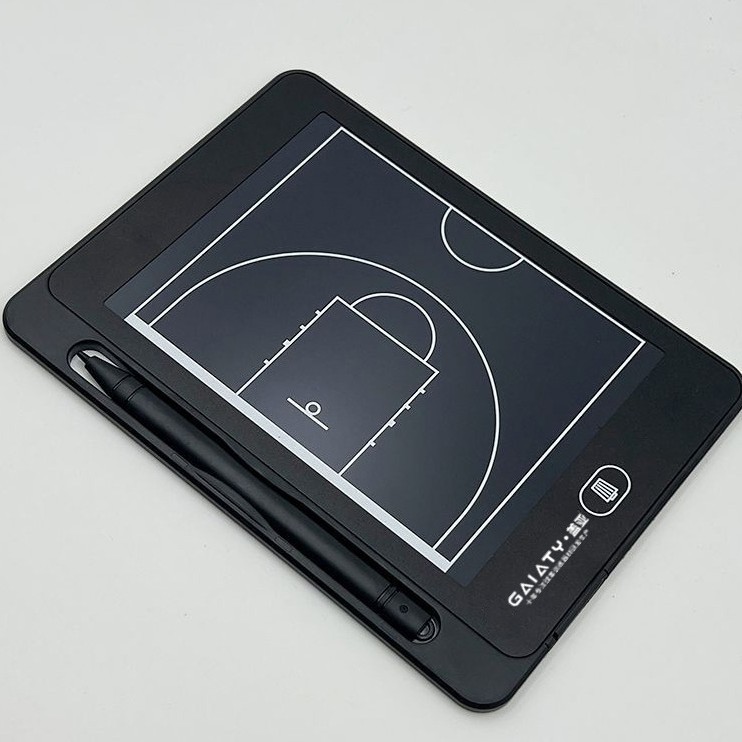 Basketball Tactical Board Straight Pocket Electronic Football Technical Board Coach Game Command Board Erasable Magnetic Professional