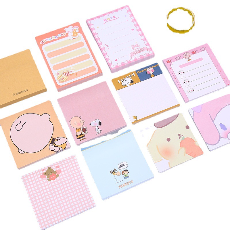 Factory wholesale cartoon post-it notes series office cute n times creative post-it notes