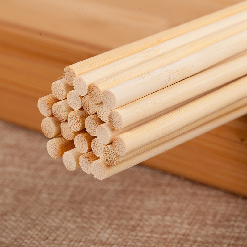 4mm Bamboo Skewers, Flat at Both Ends, Disposable for Grilling Sausages, Hot Dogs, Bowl Cakes, Snacks, Fruit, Barbecue Skewers, Wholesale