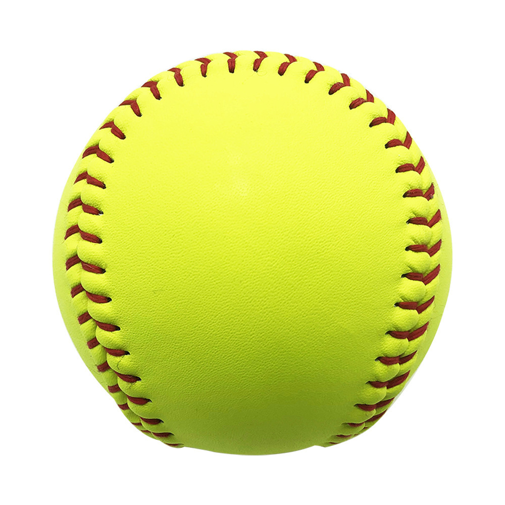 Source Manufacturer Cowhide Softball Professional Competition Softball Hard Cowhide Softball Customized Pvc Soft Softball