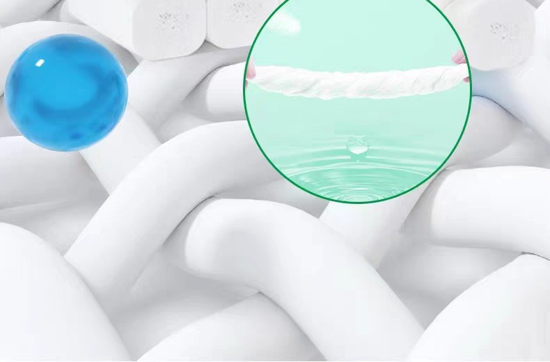 28 Rolls of Toilet Paper Raw Wood Pulp Household Coreless Toilet Paper Toilet Paper Whole Box Wholesale Package Number == Roll