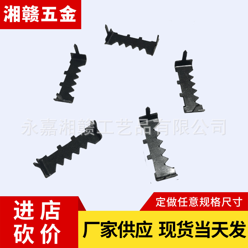 Маленький зубчатый подвесной ремень гвоздь прямой двусторонний крючок декоративная живопись бесшовный зубчатый крючок для рамок