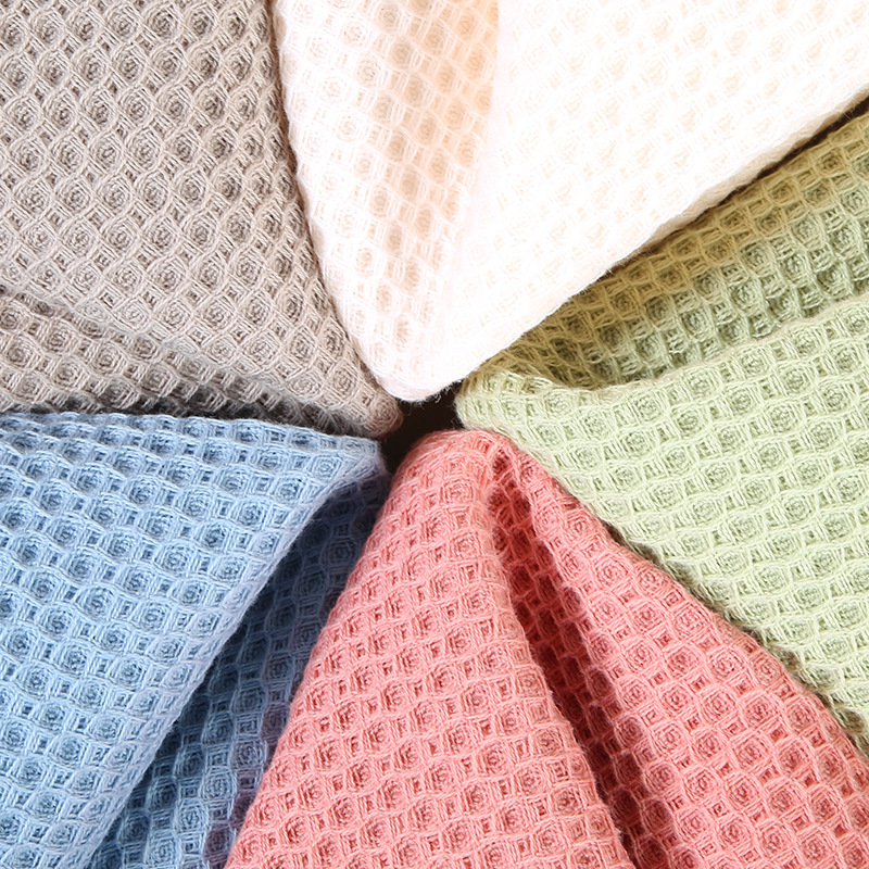 Cotton Class A waffle towel 5A antibacterial cotton honeycomb towel double cross-border wholesale quick-drying