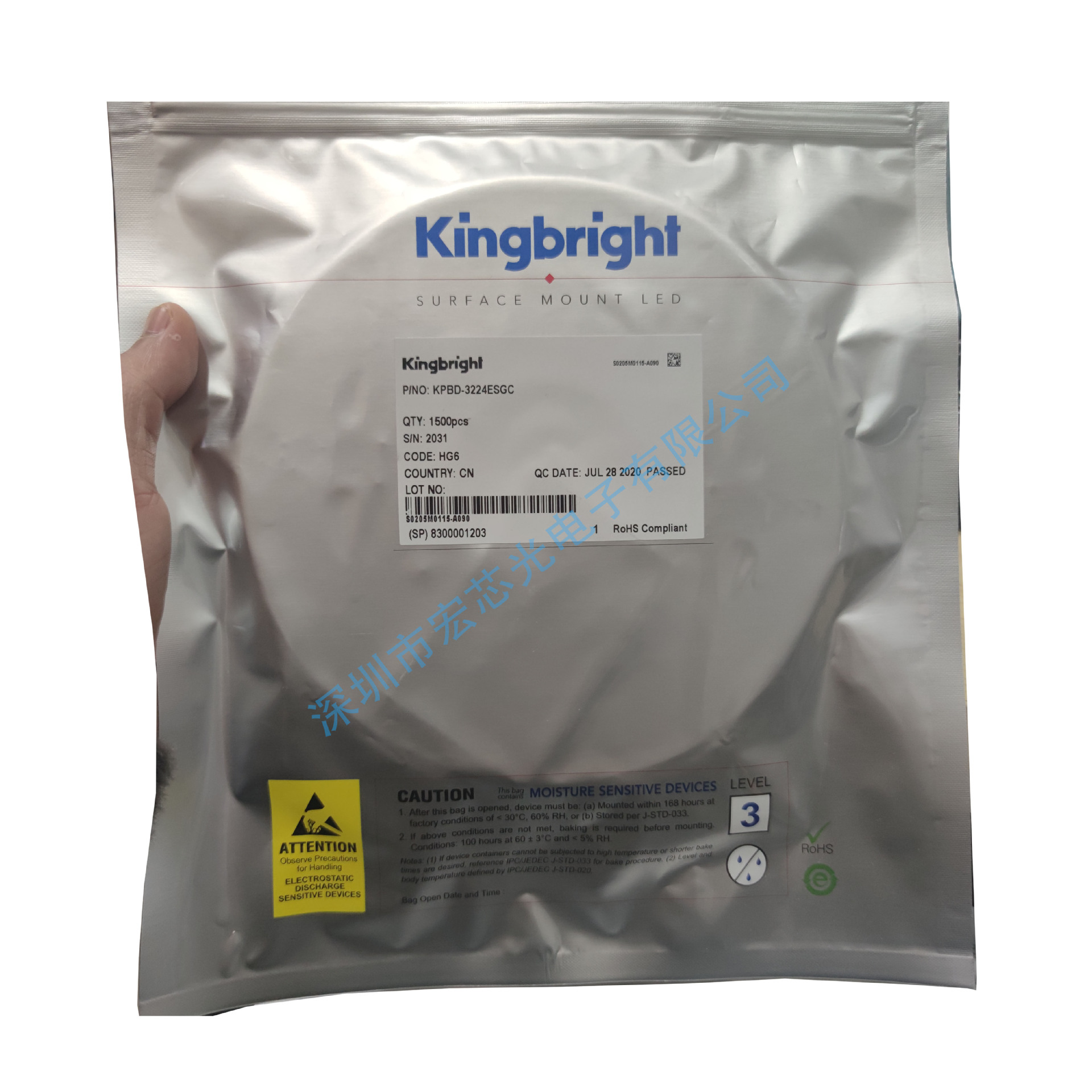 Kpa-3010A16-Sz Желто-зеленый Свет Диод Тайвань и Эта Платформа Боковые Наклейки