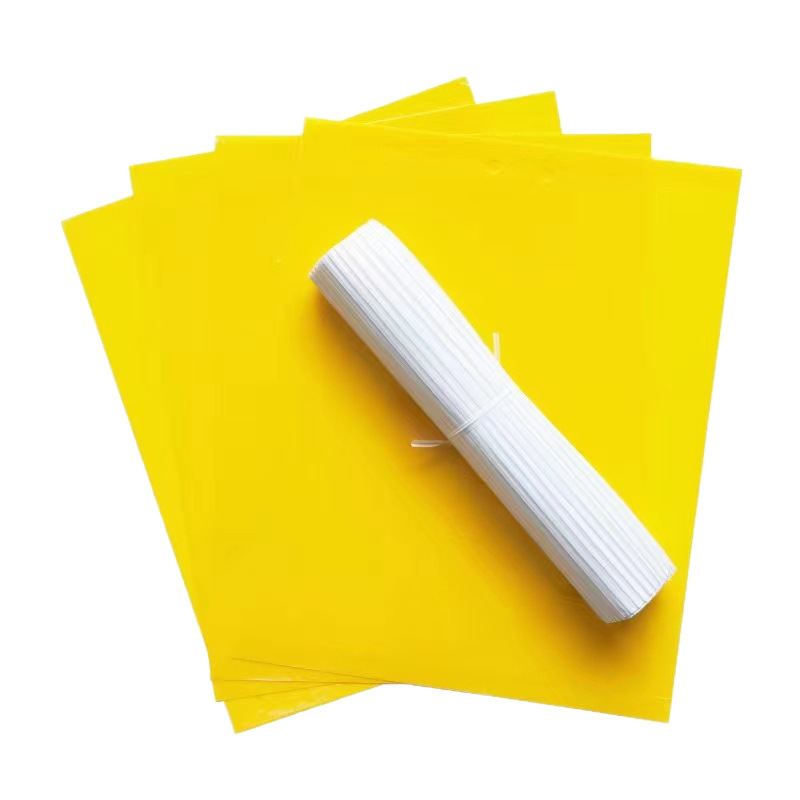 Factory direct double-sided sticky insect board trap board yellow board blue board coated factory wholesale greenhouse tea garden orchard greenhouse