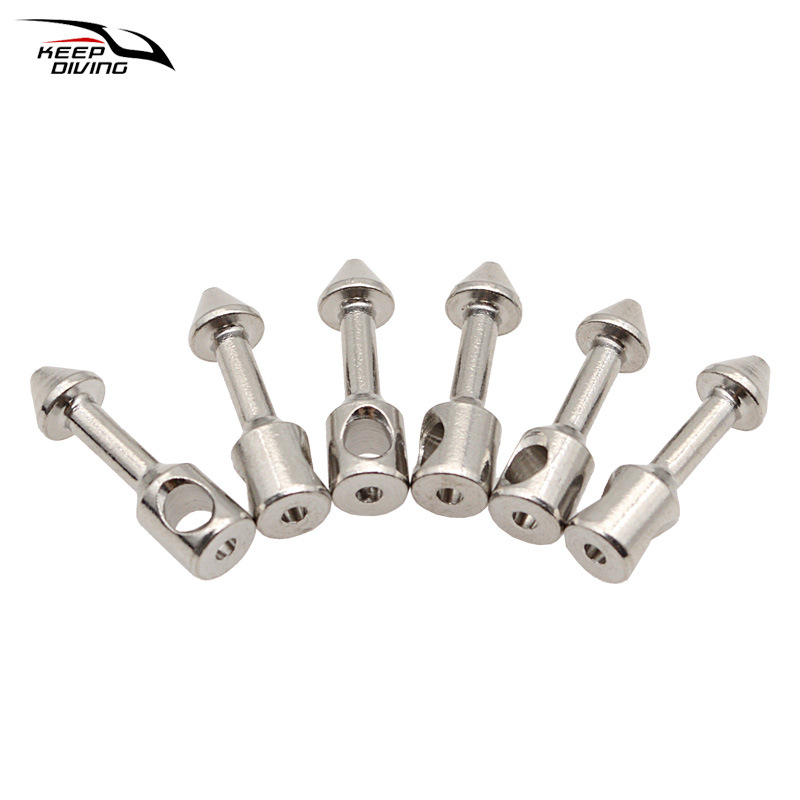 316 Stainless Steel Fish Shooting Gun Latex Tube Fork Arm Wishbone Rubber Band Strong Horse Rope Connector Fishing Hunting Equipment