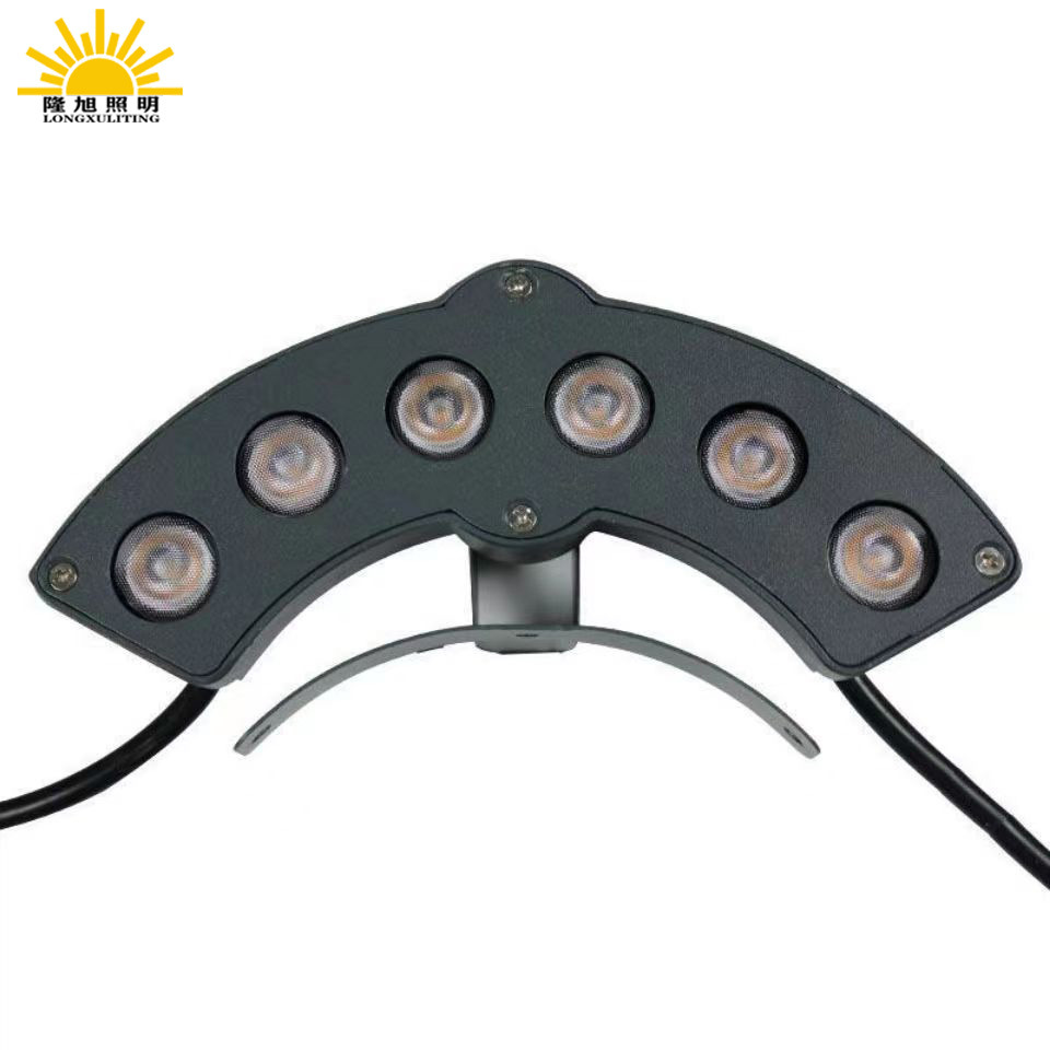 Led Corrugated Roof Light for Outdoor Waterproofing of Ancient Buildings, Suitable for Pavilions and Drum Towers, Featuring a Yellow Light and Unique Design for Roof Eaves and Glazed Tiles, 24V Tile Light