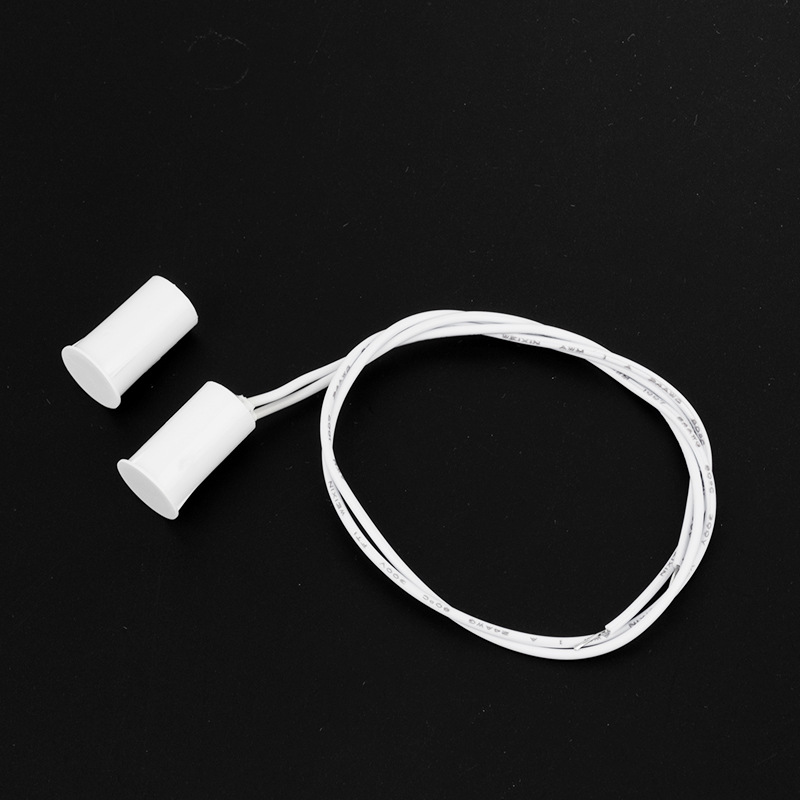 Wired door magnetic switch door magnetic switch hidden door magnetic normally open embedded door and window magnetic alarm anti-theft device