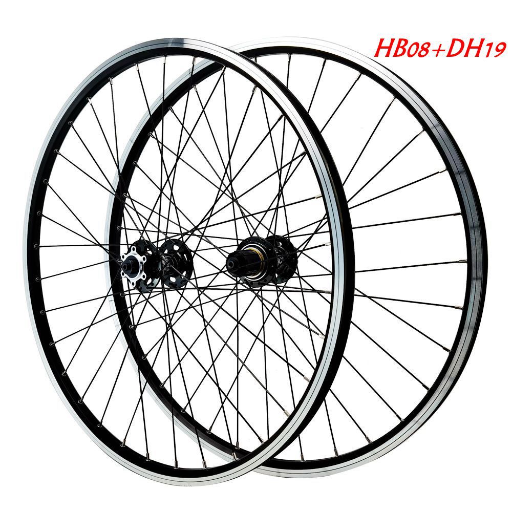 Bike wheel mountain wheel set 26/27.5/29 inch disc V brake Front 2 rear 4 Peilin bearing 12 speed quick release