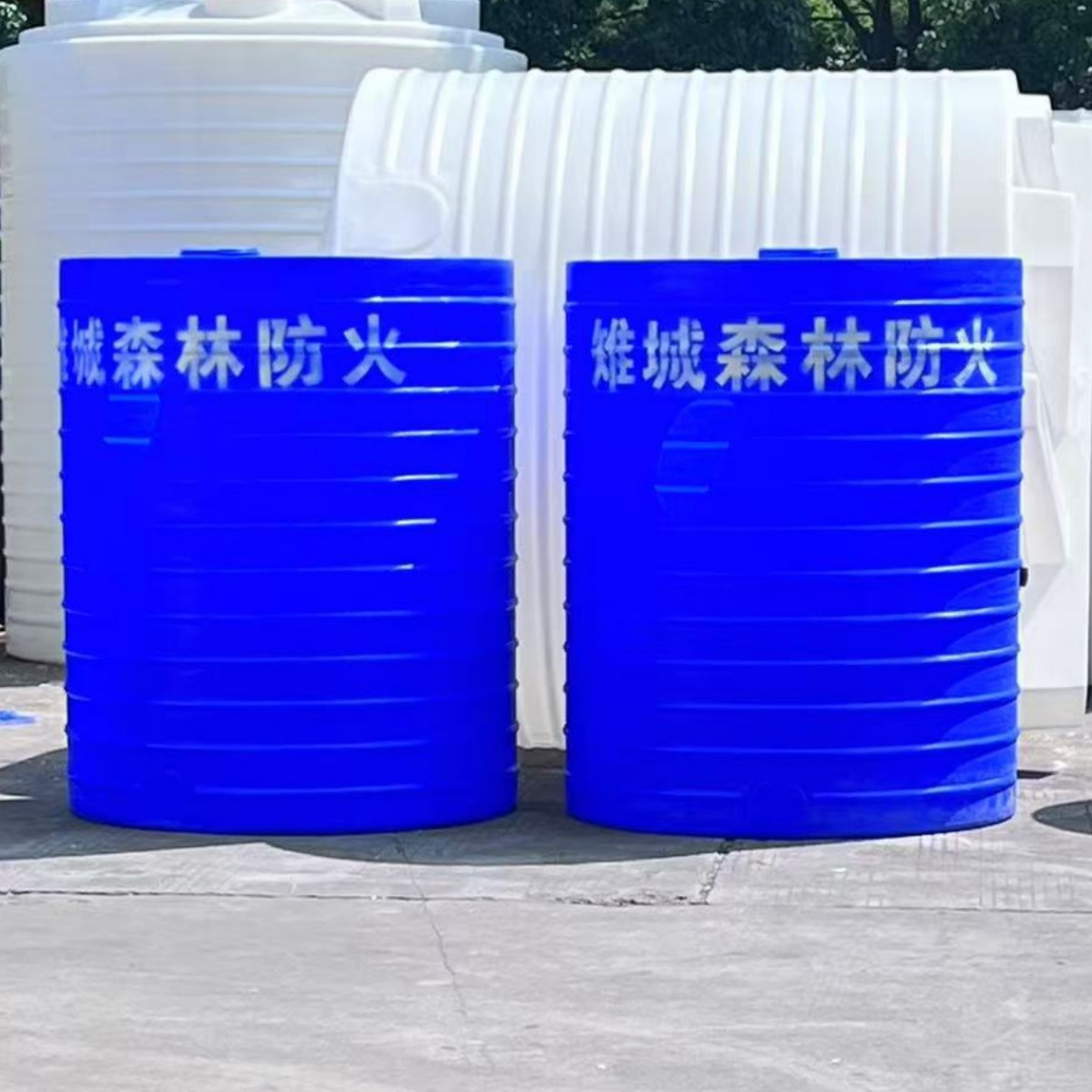 Forest Fire Fighting Water Storage Bucket, Forestry Bureau Special Plastic Fire Water Tank, 1 Ton, 2 Tons, 3 Tons, 5 Tons, Pe Blue Fire Bucket