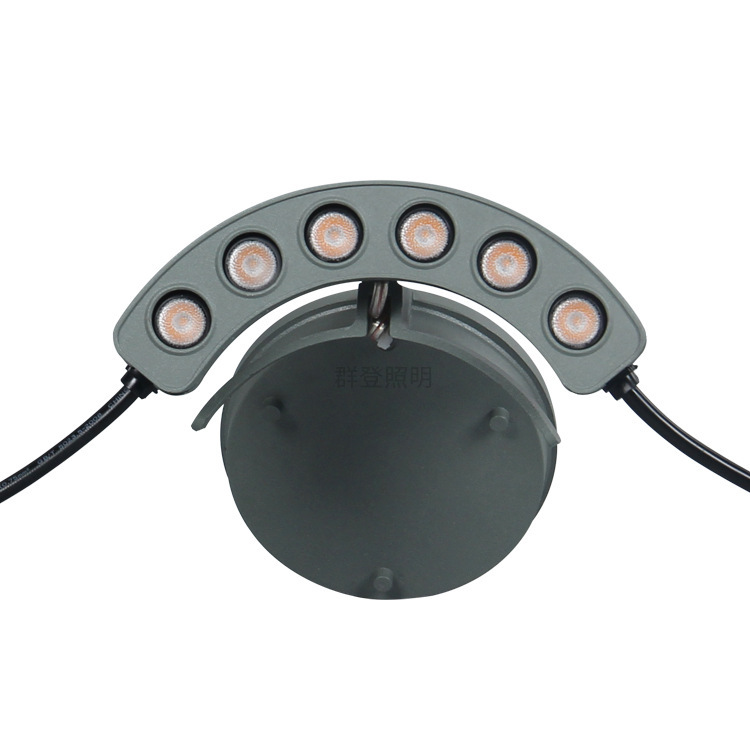 Outdoor Lighting Project Rainproof Front and Rear Luminous Led Tile Lights Ancient Building Pavilion Double-Sided Luminous Corrugated Lights