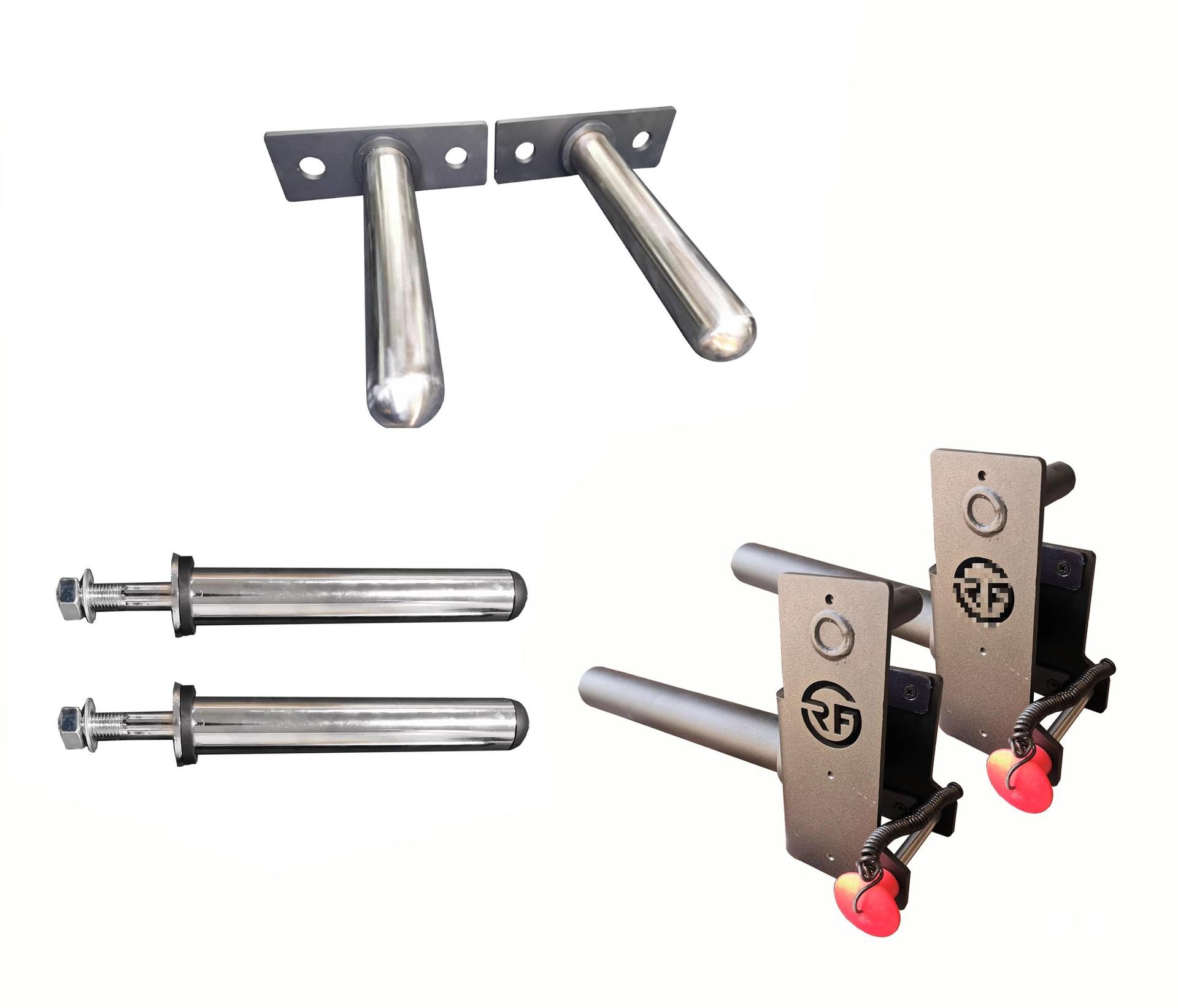 Squat Rack Accessory Storage Rod Quick Release Knurled Rod Strong Magnetic Hook Storage Box Latex Tape Rod