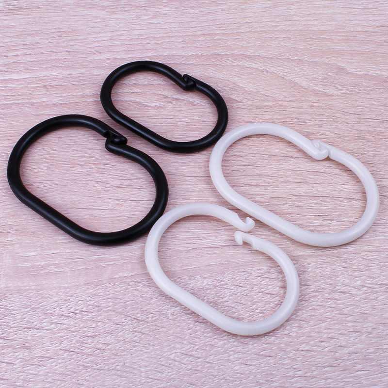Curtain Hook Living Buckle Bathroom Telescopic Rod Accessories Bed Curtain Door Curtain Shower Curtain Hook C- Ring Open Ring