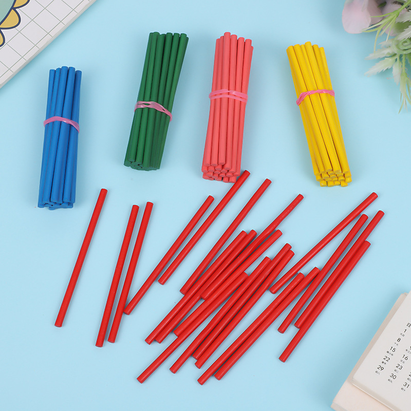 Children's Counting Stick Small Wooden Stick First Grade Primary School Students Arithmetic Stick Number Stick Mathematics Stick Counting Stick Learning Tools