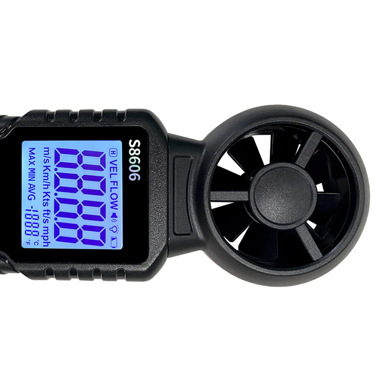 S8606 high precision anemometer wind test wind speed measuring instrument Chinese and English cross-border foreign trade