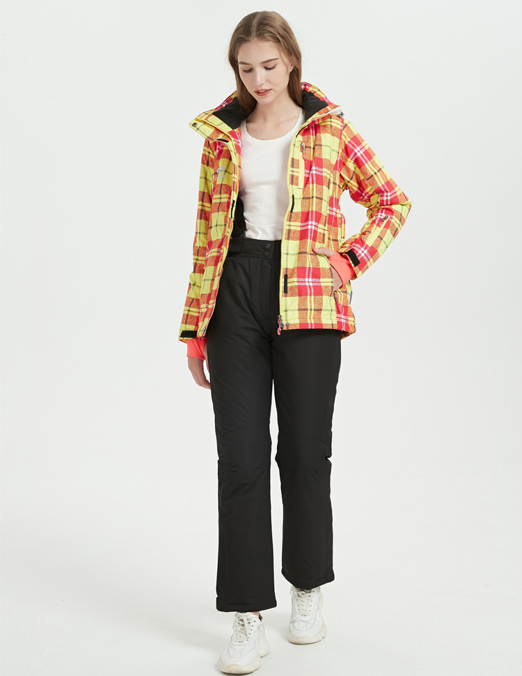 Экспортная французская лыжная одежда для женщин, зимняя лыжная одежда, ветронепроницаемая и теплая