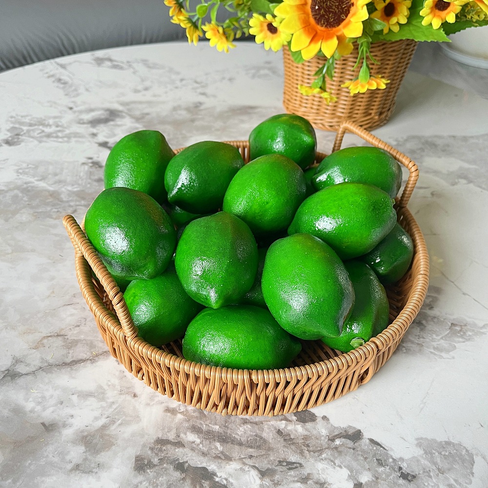 Source factory cross-border simulation lemon 75 yellow lemon artificial foam fake fruit model decoration props