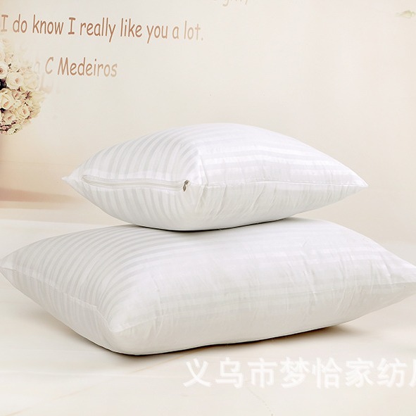 Mengqia Home Textile Stripesd Cloth Pp Cotton Pillow Core Cross-Border Cushion Core Square Pillow Core Rectangular Pillow Core Wholesale