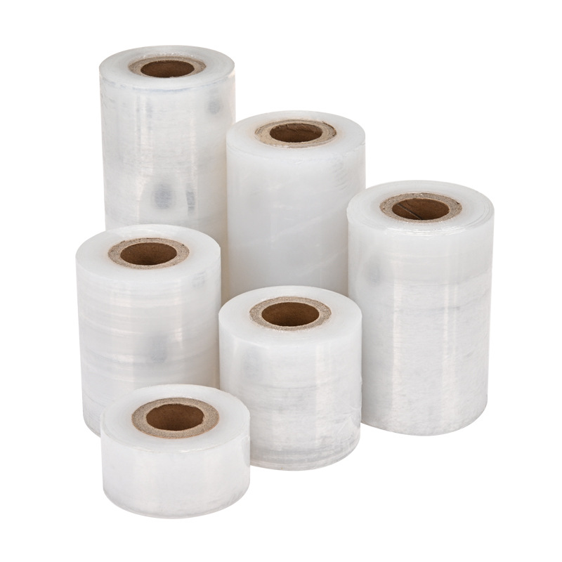 pe Wrapping Film Small Roll 5cm6cm Grafting Film Wire Film Packaging Film Stretch Industrial Fresh-keeping Take-away Sealing Film