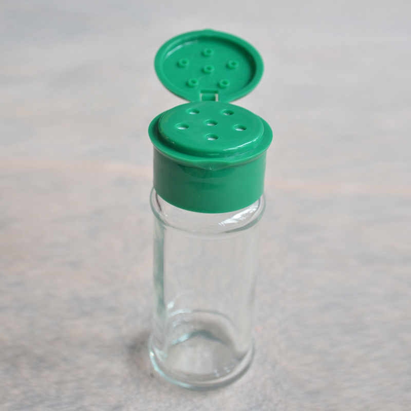 Household Pepper Powder Seasoning Bottle Kitchen Salt Bottle Barbecue Pepper Powder Bottle Seasoning Glass Bottle Chili Powder Bottle