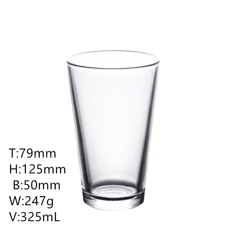 Supply Glass Shaker Beer Glass Decal Authoritarian LOGOV Type