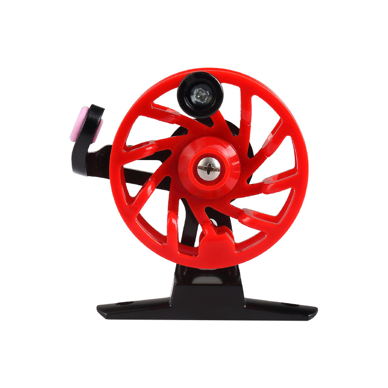 Moleka Plastic Vertical Front Wheel Rock Fishing Wheel Ice Fishing Wheel Fly Fishing Wheel with Unloading Fishing Line Wheel Live Fish Buckle Wholesale