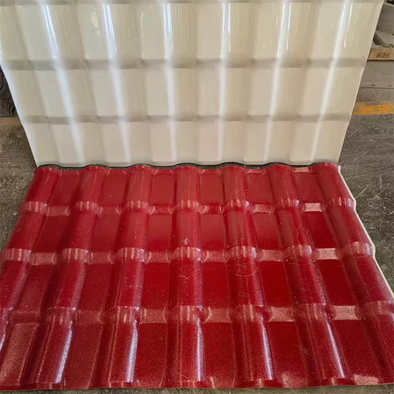 Manufacturer Customized Fiberglass Resin Tiles, Antique Tiles, Roof Construction Decoration, Thickeneded Insulation Tiles