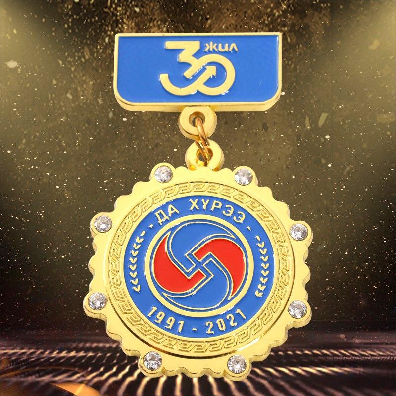 Metal Badge Custom Company Emblem Brooch Badge Badge Medal School Badge Commemorative Coin Custom Enamel Paint Glue