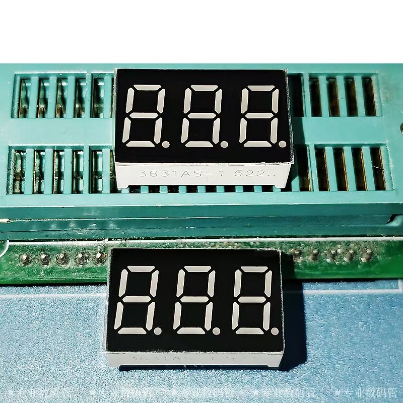 Factory direct supply 0.36 inch 3-digit LED digital tube bright red 3631BS co-Yang/3631AS co-yin