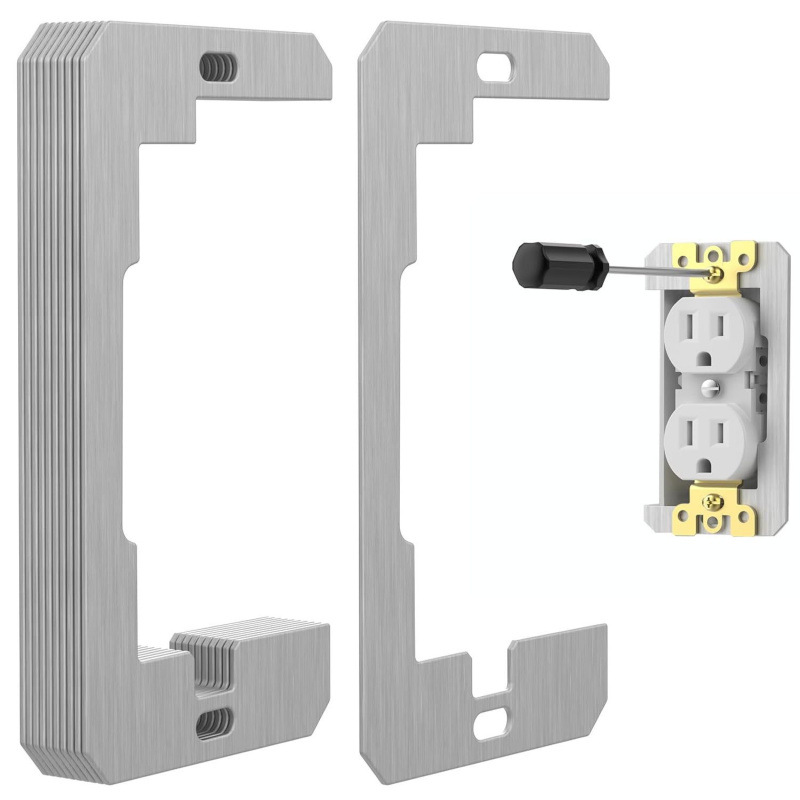 American Socket Wall Plate Spacer Metal Flush Installation Device Leveling Plate Wall Plate Spacer