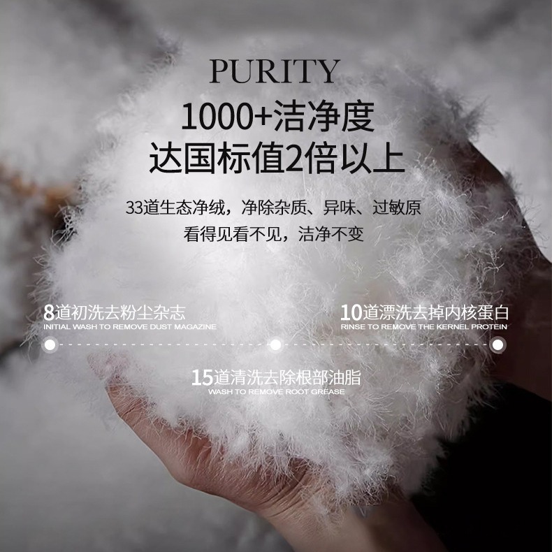 [Original Finnish] 95 White Goose down Quilt Pure Cotton Winter Thickeneded Pure Cotton Summer Cool Quilt Spring & Fall down Quilt Core