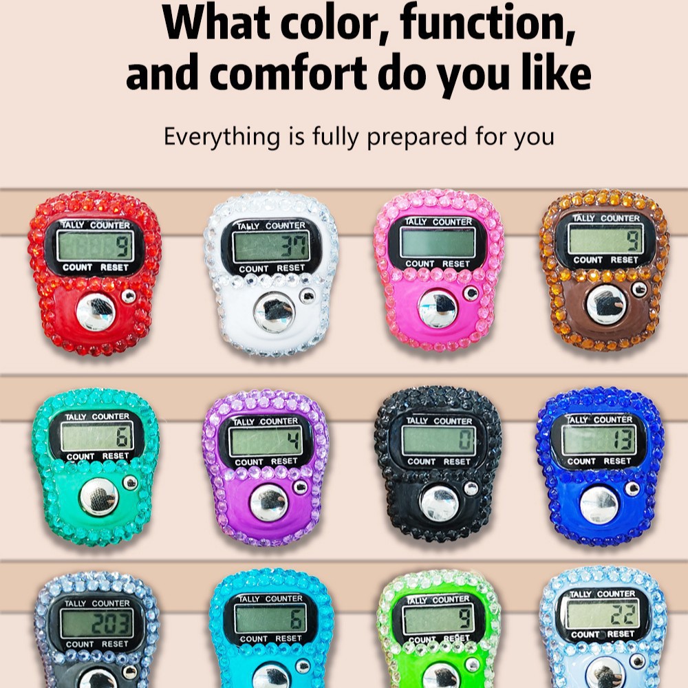 1011K General Diamond Ring Counter Ring Mini Counter People Flow Counter Single Card Installation