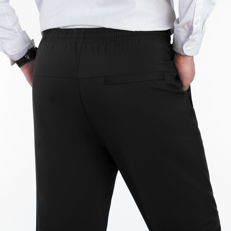 033 Non-Removable Goose down Pants for Men, High-Waisted, Thickened, Large Size, Winter Cotton Pants for Middle-Aged and Elderly, Warm down to Minus 40 Degrees