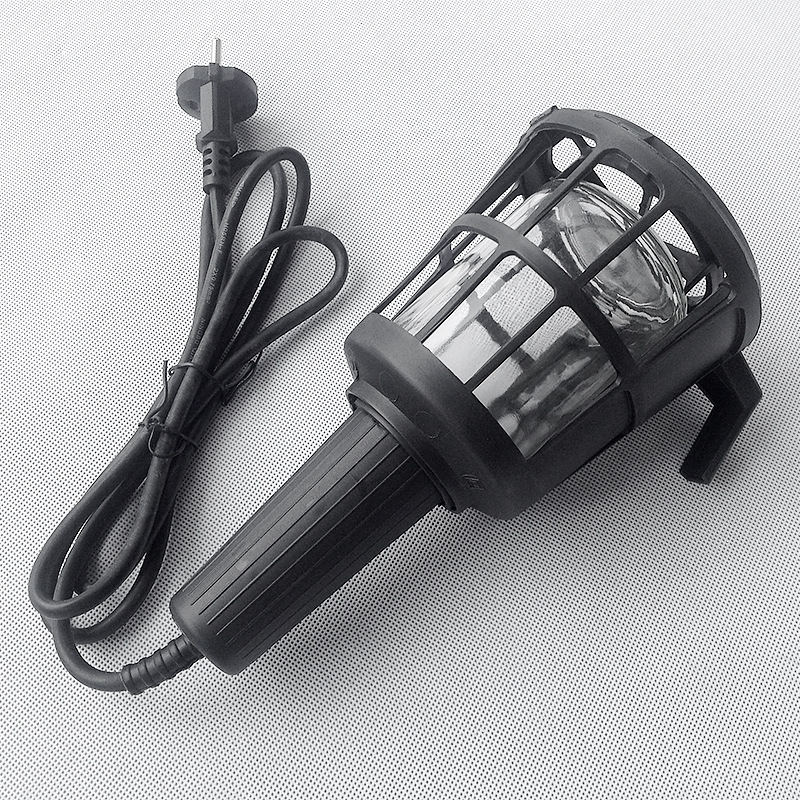 Work Inspection Lamp Machinery Equipment Auto Repair Lighting Fixtures Glass Lampshade Plug-In Replaceable Light Source Inspection Lamp Wholesale