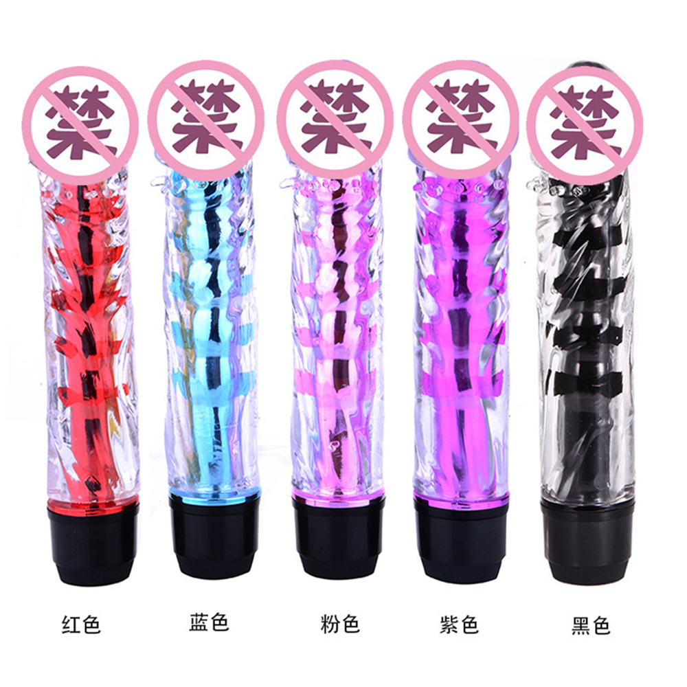 Adult sex products small bald dragon beard stick Dragon Ball stick Crystal single vibrator female masturbation dildo