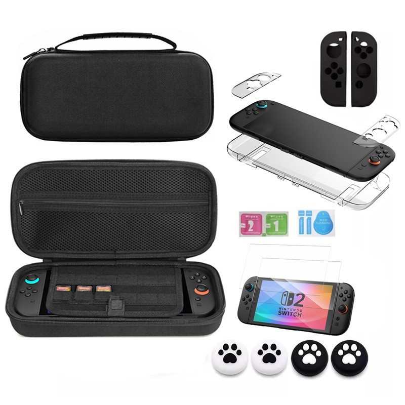 Nintendo Switch Game Protection Bag Protective Shell Typec Switch2 Generation Cosmetics Bag Set Crystal Shell