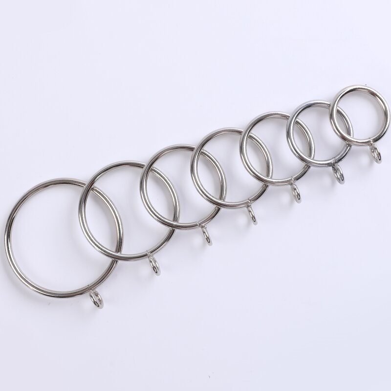 Electrophoresis Black 45mm Roman Ring Curtain Ring Metal Curtain Ring Curtain Buckle Curtain Accessories Hook Ring