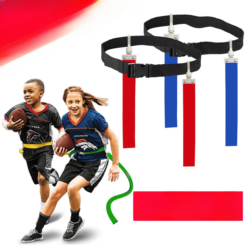 Флаг на талии американского футбола воздушный пряжка Американский флаг тачдаун оборудование футбольный пояс игрушка многоцветный