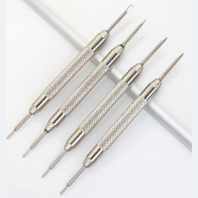 Double-headed raw ear batch watch repair tool disassembly and loading watch with raw ear fork 1.6 Watch tool manufacturers spot