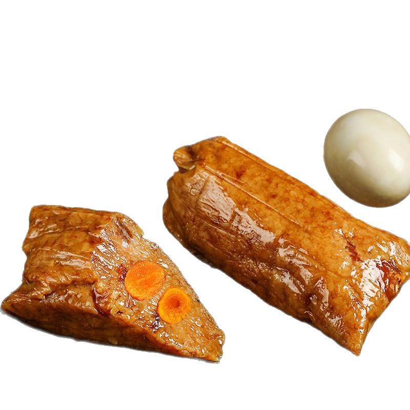 Jiaxing zongzi fresh meat egg yolk zongzi honey jujube bean paste sweet zongzi dragon boat vacuum processing zongzi batch goods bulk group purchase