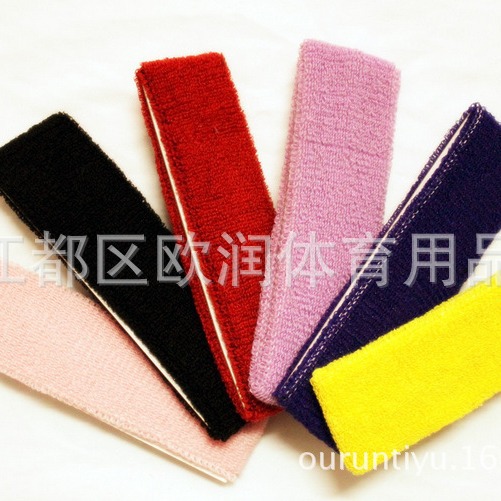 Hot-Selling Recommended Pure Cotton Basketball Sports Headband Supply Towel Headband Sports Headband Sports Headscarf Suction