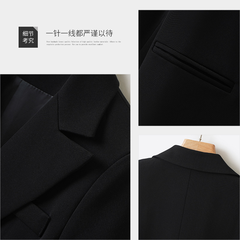 200kg plus fat plus size suit jacket women's 2023 spring new fat mm loose slim suit 0805