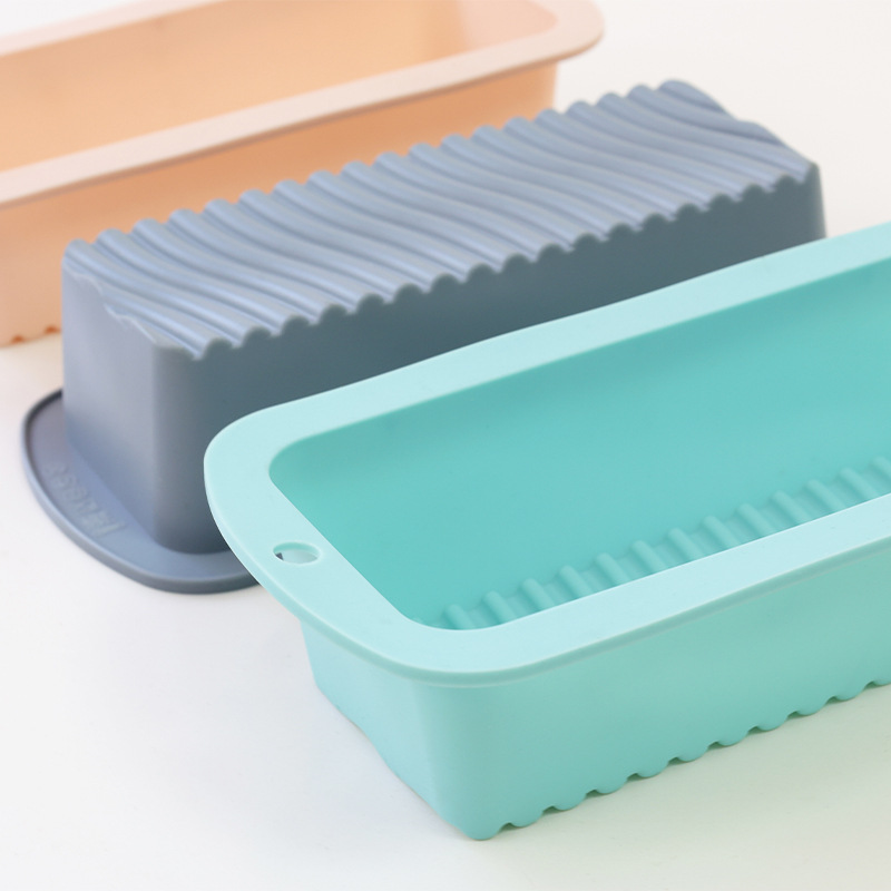 Food Grade Silicone Toast Mold Non-Stick Easy to Release Rectangular Cake Grinding Tool Baking Tool Mountain Bread Mold