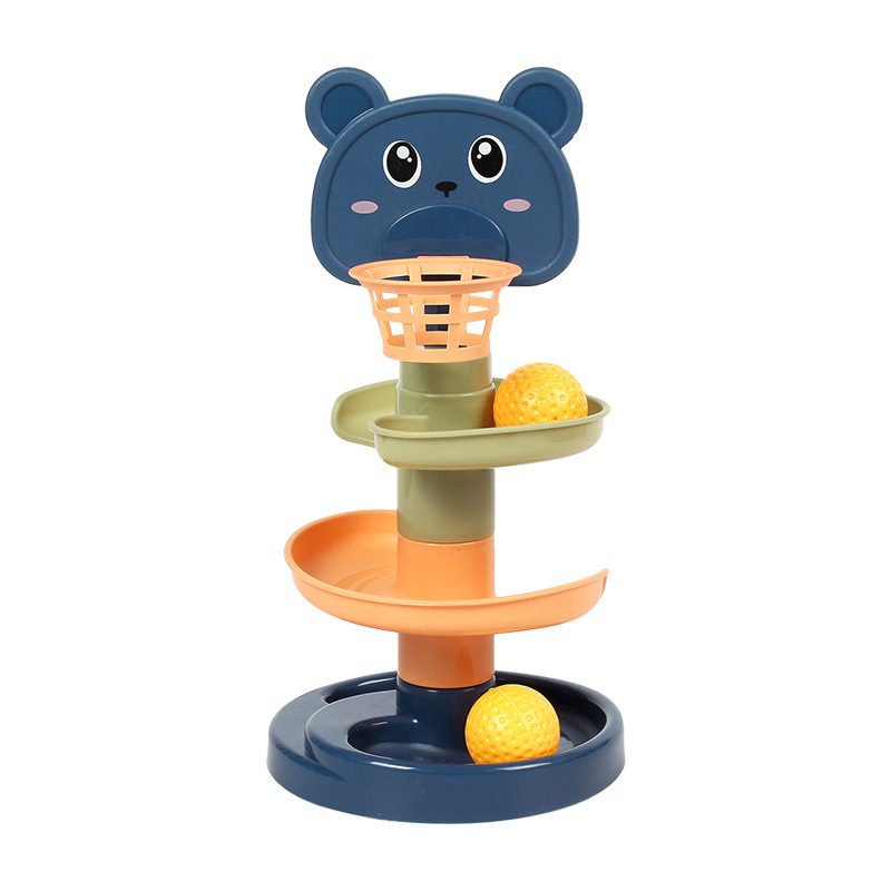 Children's Fun Track Skating Ball Tower Baby Educational Early Education Rolling Ball Toy 1-3 Years Old