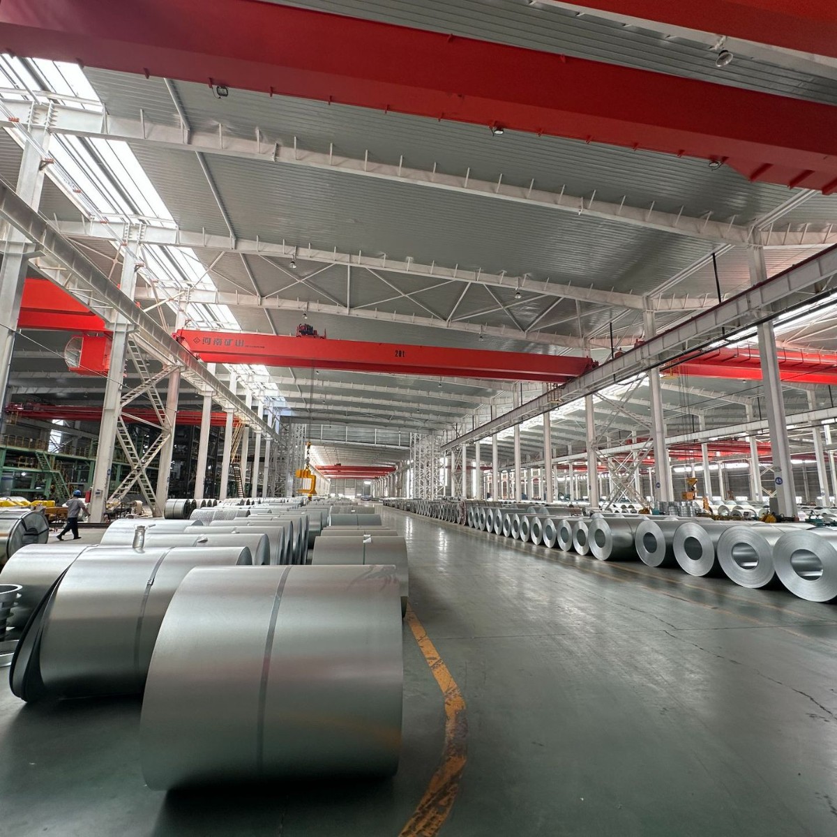 Tianjin G550 Aluminum-Zinc Plated Steel Strip C-Shaped Steel Cable S350Gd 275 Grams High-Strength Zinc Aluminum-Magnesium Steel Strip