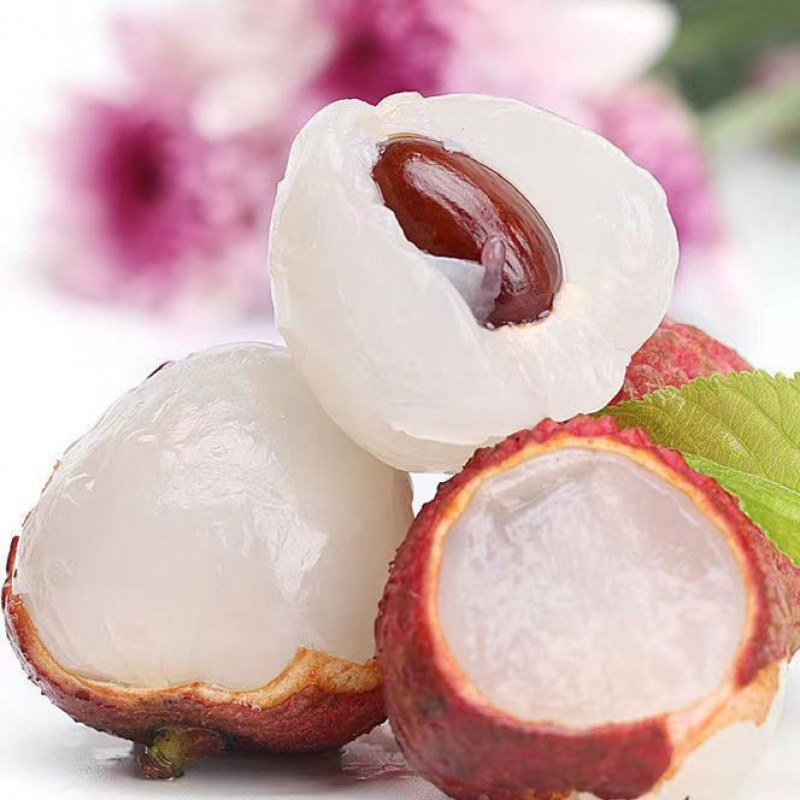 Lychee Picking Factory Wholesale Non-White Sugar Lychee Seasonal Fruit Whole Box Feizi Xiao Non-Wholesale Fresh Discovery Fast Delivery