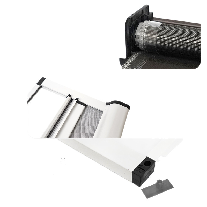 Qinghe Large Wire-Controlled Retractable Invisible Mosquito Screen, Anti-Mosquito Pull-Down Type, High-Transparency Screen, Pull and Stop, Hangzhou, Shanghai