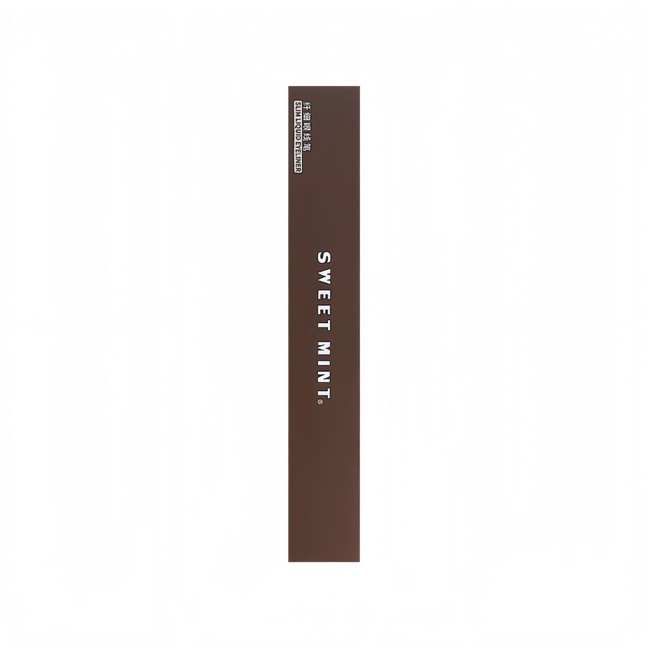 Sweetmint Slim Liquid Silkworm Waterproof Quick-Drying Brown Non-Smudge Liquid Eyeliner Pen